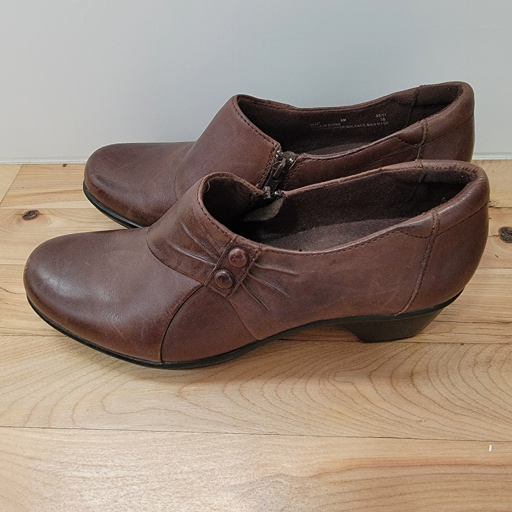 Clarks Brown Ankle Boots